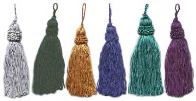 Mini tassel 4" H