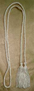 Metallic Silver Cord