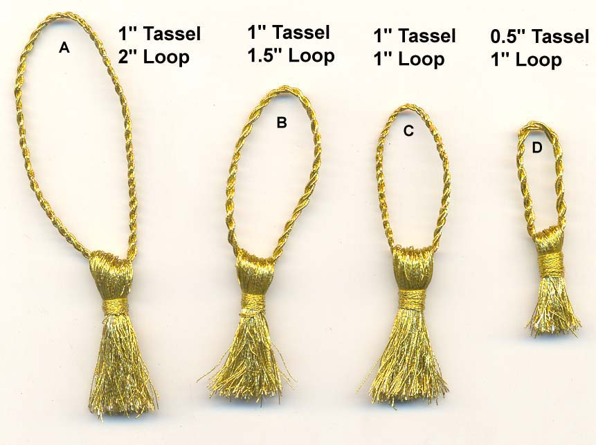 Gold Cord & Tassels
